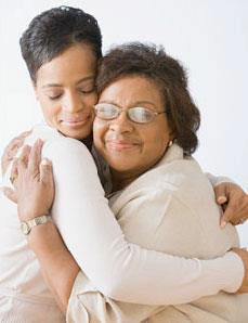 Two People Hugging Image