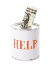 HELP, Donations Can Image